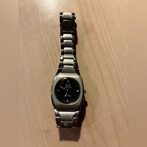Calvin Klein Silver Bracelet Watch with Black Dial